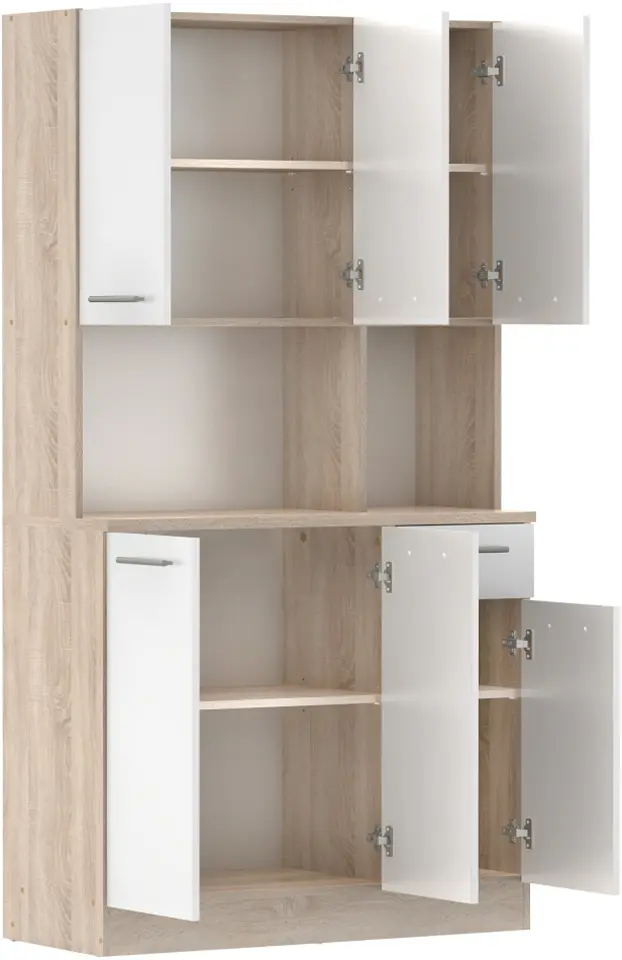 Bufet Tempo Kondela Pelion New (Sonoma Oak/White) - 5