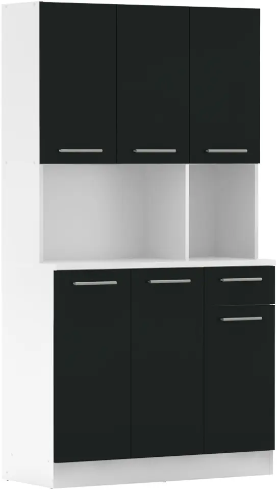 Bufet Tempo Kondela Pelion New (White/Black)