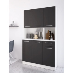 Bufet Tempo Kondela Pelion New (White/Black)