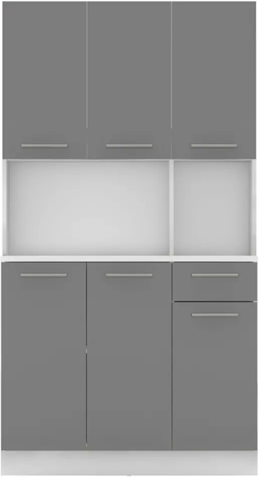 Bufet Tempo Kondela Pelion New (White/Graphite)