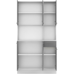 Bufet Tempo Kondela Pelion New (White/Graphite) Thumb