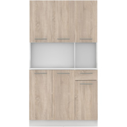 Bufet Tempo Kondela Pelion New (White/Sonoma Oak) Thumb