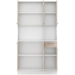 Bufet Tempo Kondela Pelion New (White/Sonoma Oak) Thumb