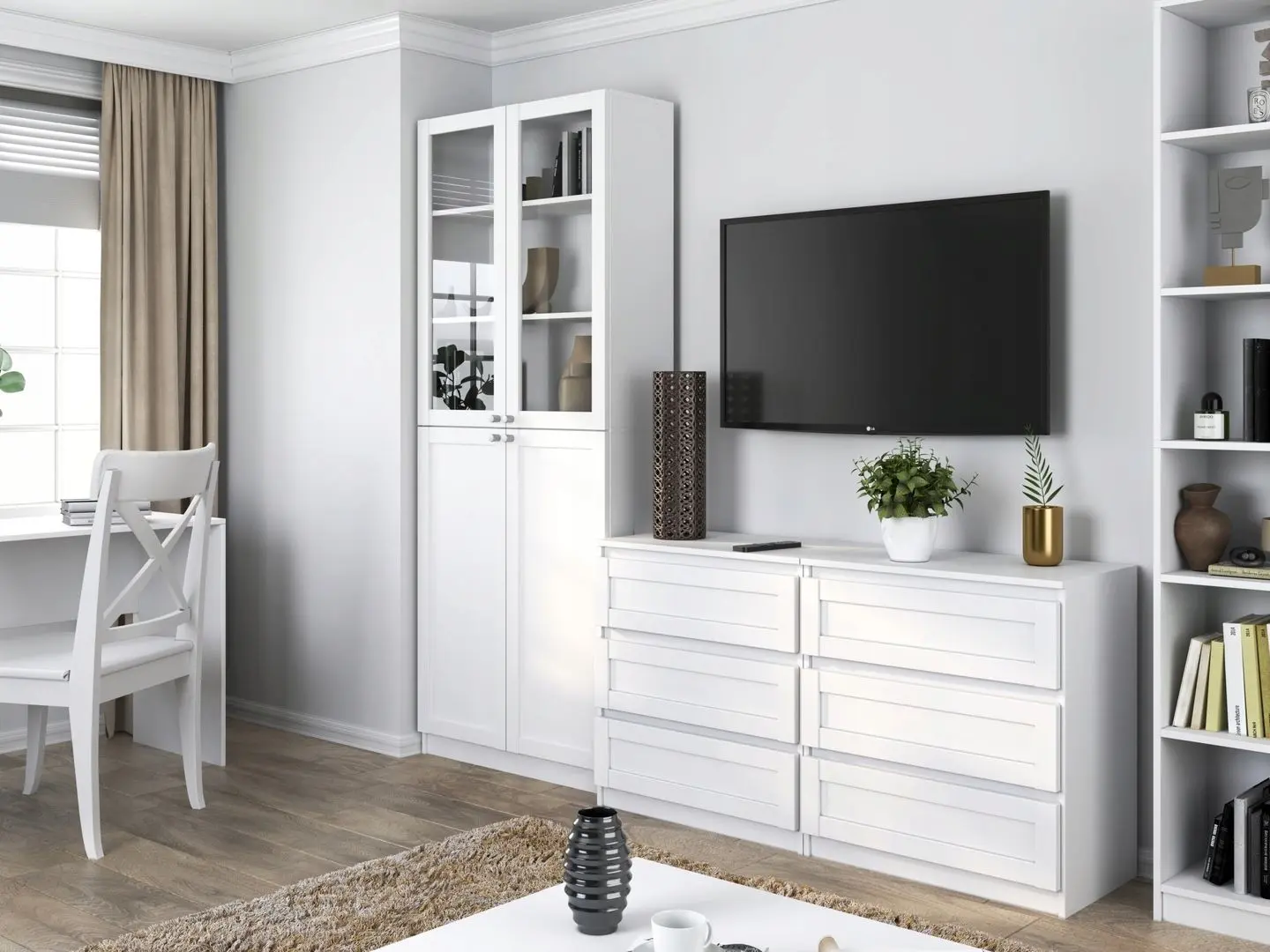 Сервант TopEshop Pafos 2D (White)