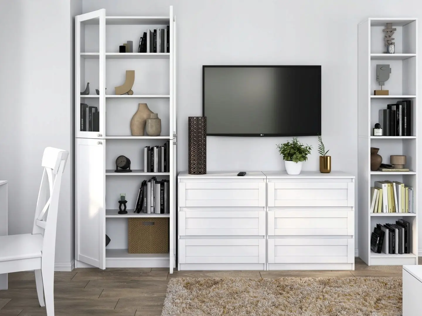 Сервант TopEshop Pafos 2D (White)