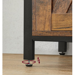 Буфет Vasagle LSC092B01 (Rustic Brown/Black) Thumb