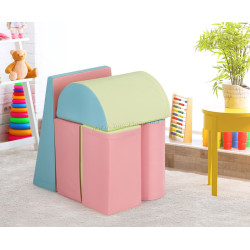 Мягкий игровой модуль Costway FH10095BL (Green/Pink/Blue)