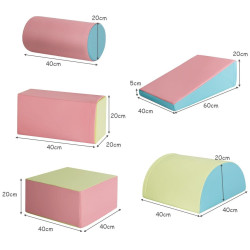 Modul moale pentru joc Costway FH10095BL (Green/Pink/Blue) Thumb