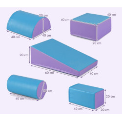 Мягкий игровой модуль Costway FH10095LZ (Purple/Blue) Thumb
