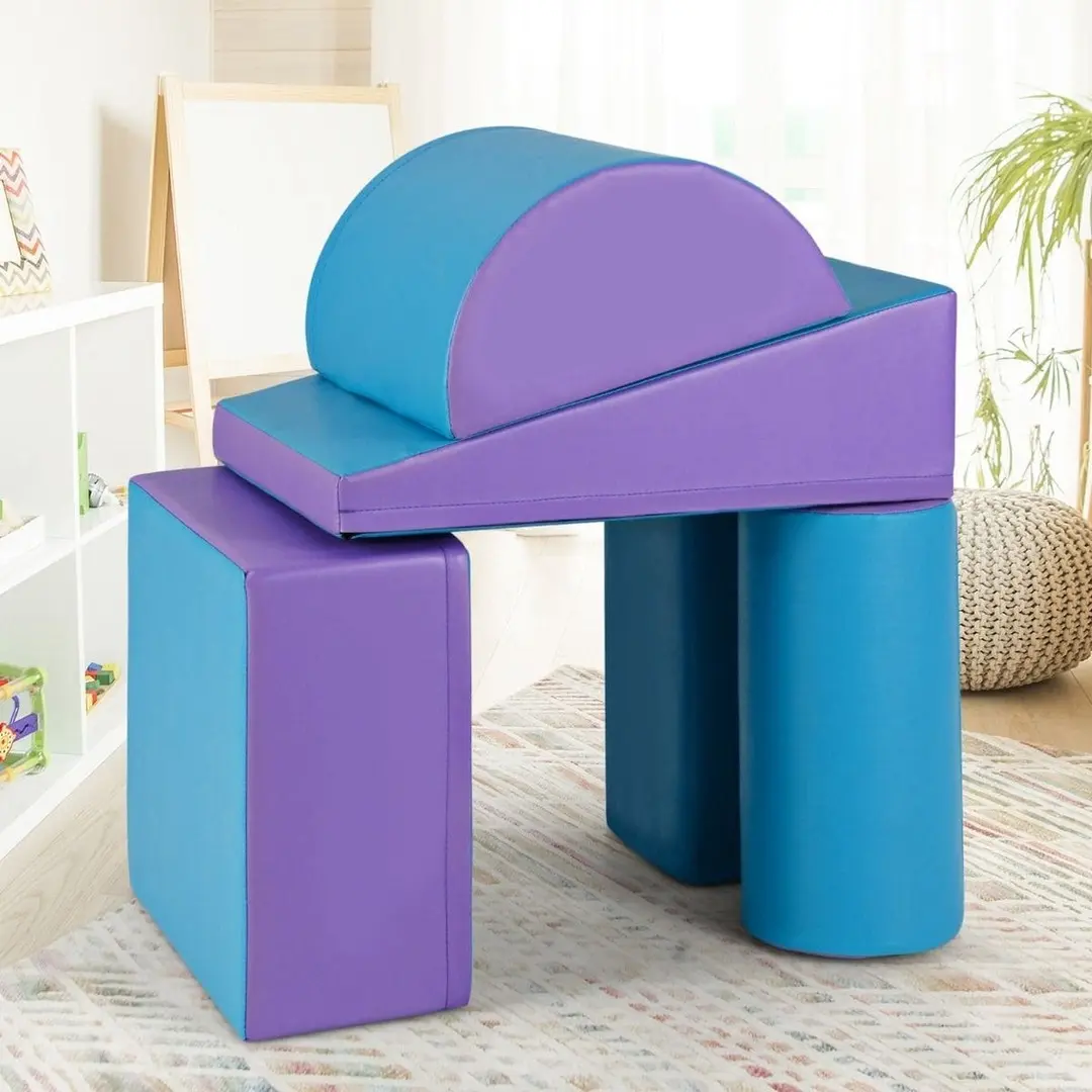 Мягкий игровой модуль Costway FH10095LZ (Purple/Blue)