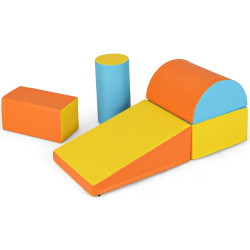 Мягкий игровой модуль Costway FH10095YW (Yellow/Orange/Blue) Thumb