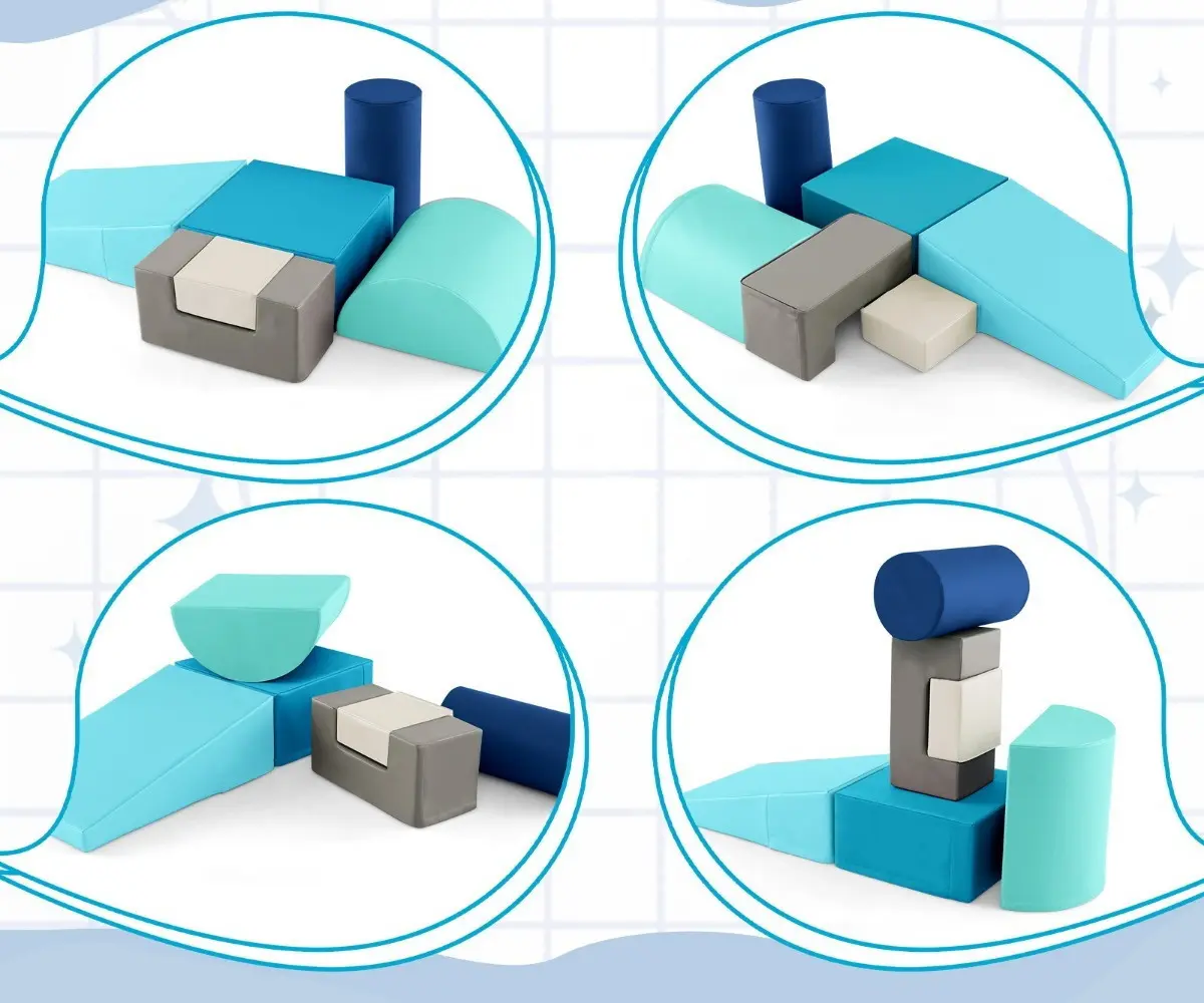 Мягкий игровой модуль Costway FH10099NY (Multicolor)