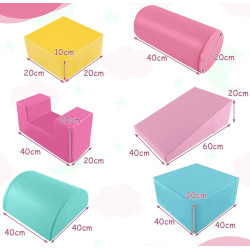 Мягкий игровой модуль Costway FH10099PI (Multicolor) Thumb