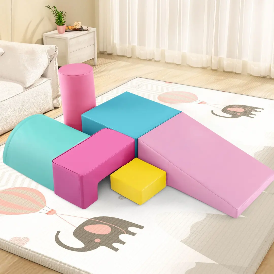 Мягкий игровой модуль Costway FH10099PI (Multicolor)