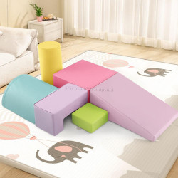 Мягкий игровой модуль Costway FH10099RO (Pink/Blue)