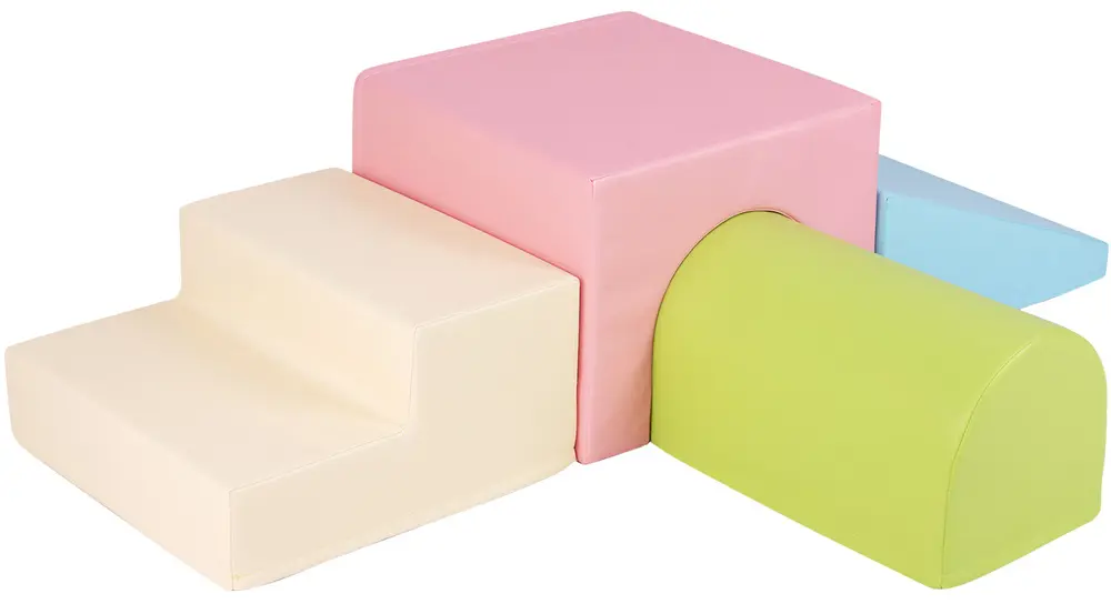 Мягкий игровой модуль Costway FH10128PI (Pink/Blue) - 2