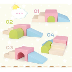 Мягкий игровой модуль Costway FH10128PI (Pink/Blue) Thumb