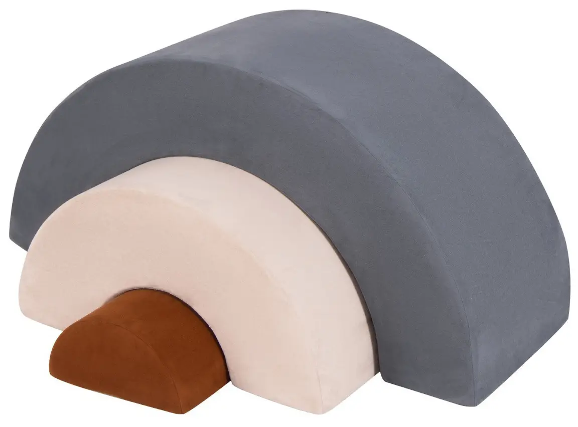 Мягкий игровой модуль Costway HV10430HS (Grey/Beige) - 2