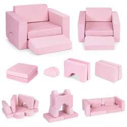 Мягкий игровой модуль Ecotoys TMSRT-13 (Pink) Thumb