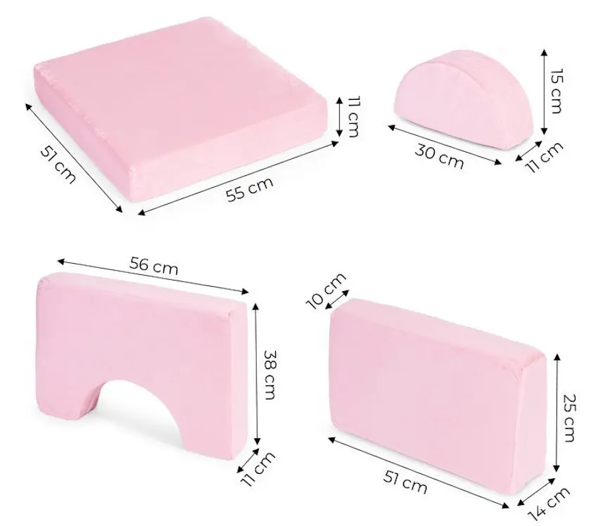 Мягкий игровой модуль Ecotoys TMSRT-13 (Pink) - 6