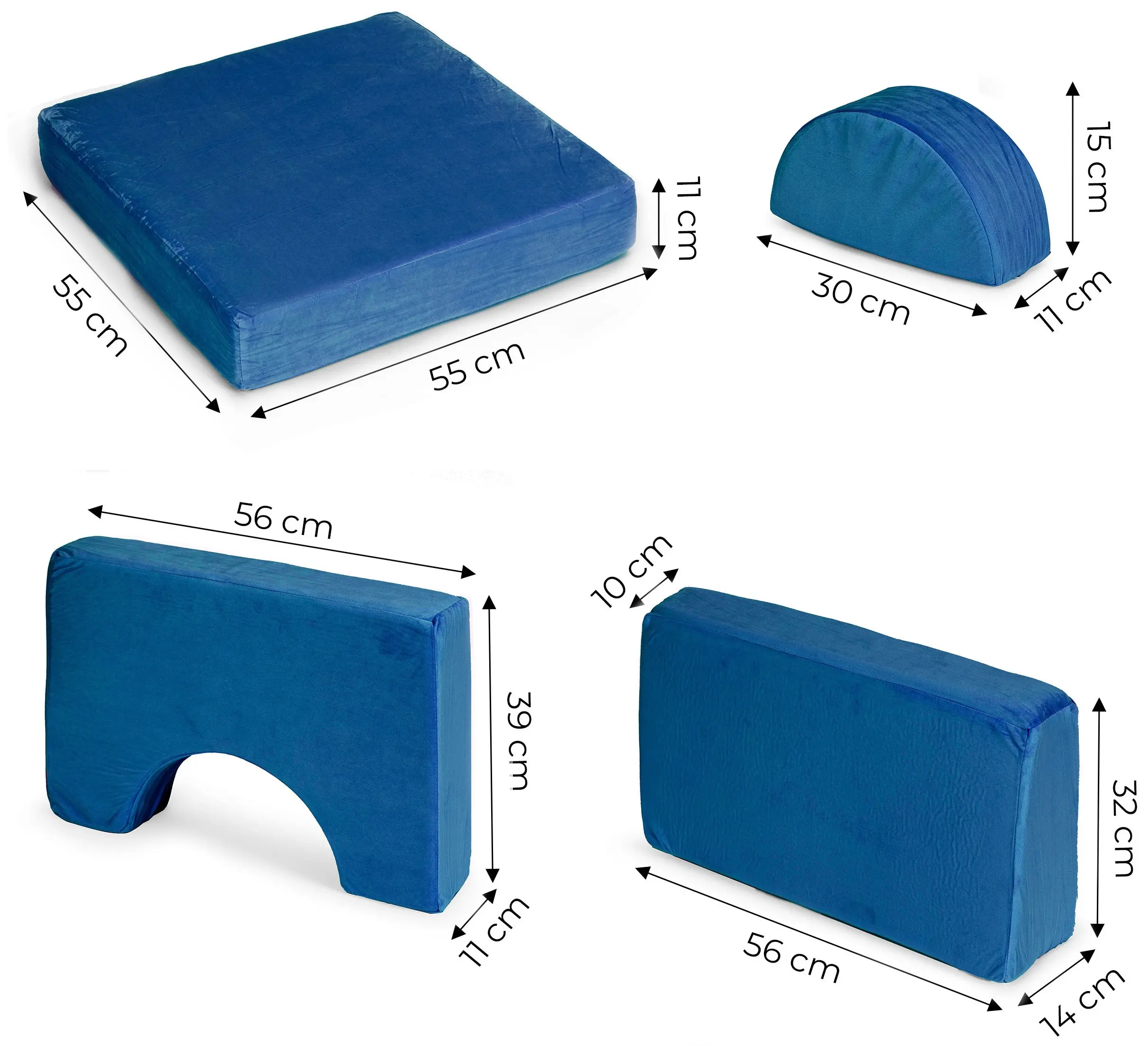 Мягкий игровой модуль Ecotoys TMSRT-15-NB (Blue) - 7