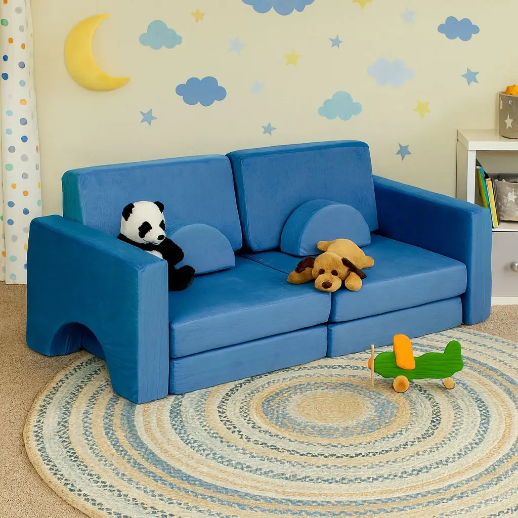 Мягкий игровой модуль Ecotoys TMSRT-15-NB (Blue)