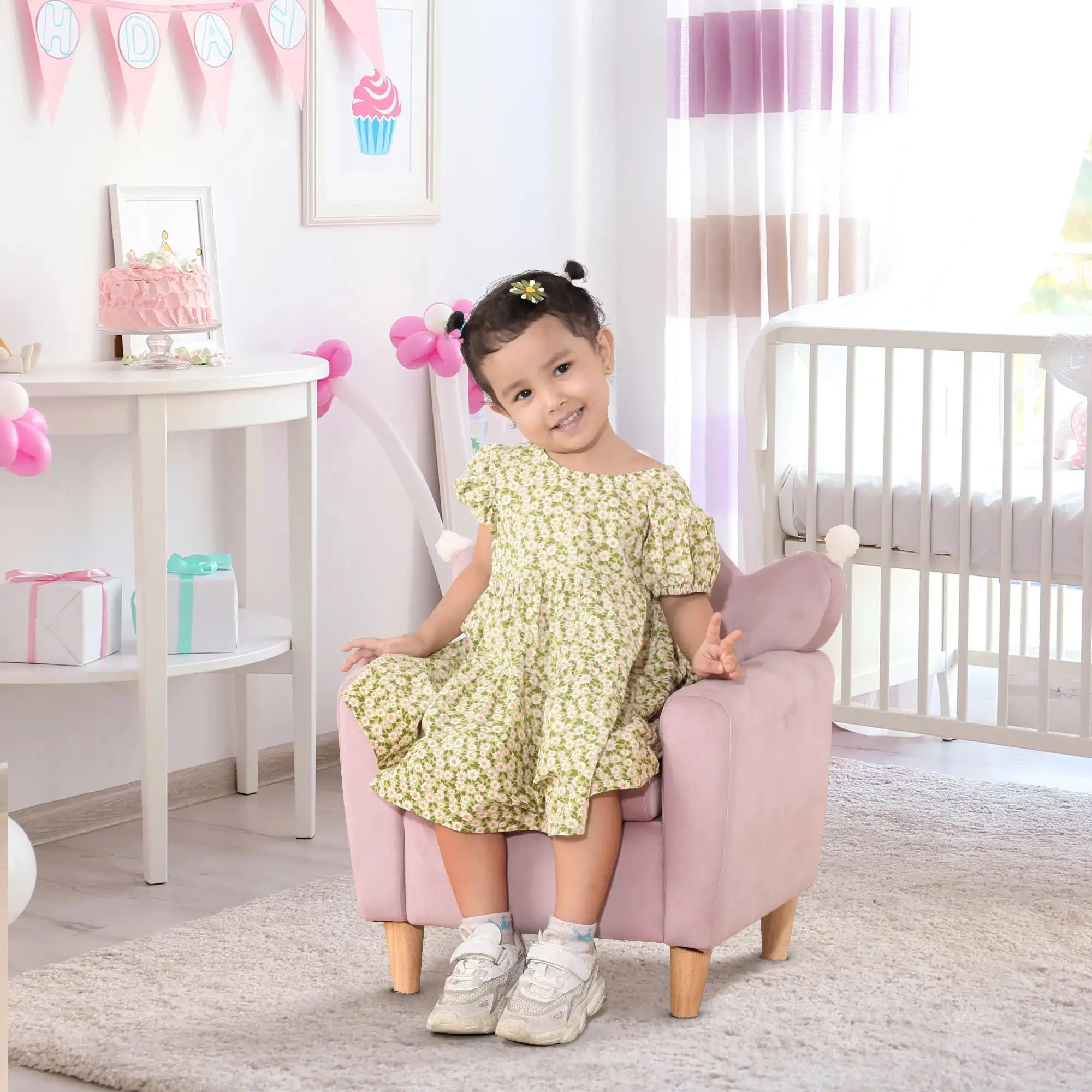 Fotoliu pentru copii Homcom 310-060 (Pink) - 6
