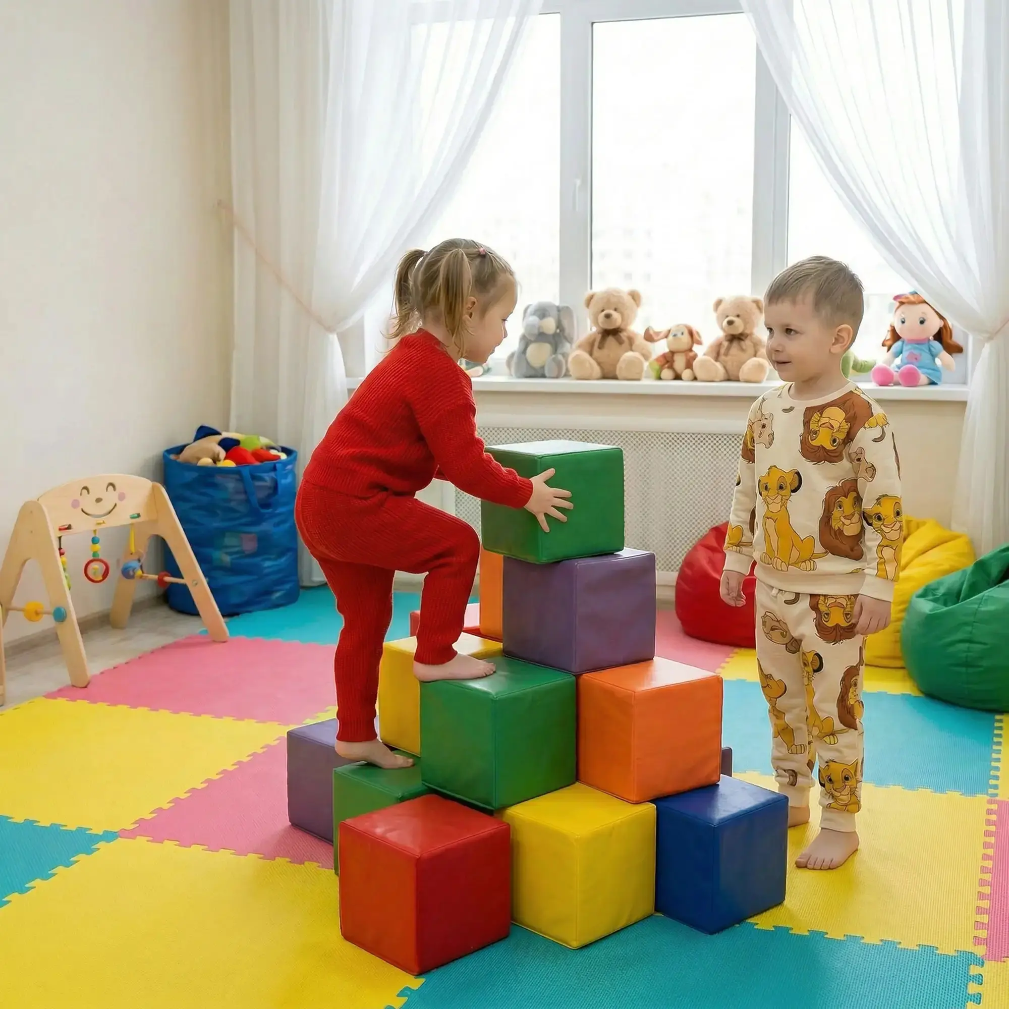 Комплект мягких модулей Homcom 3D0-003 (Multicolor) - 8