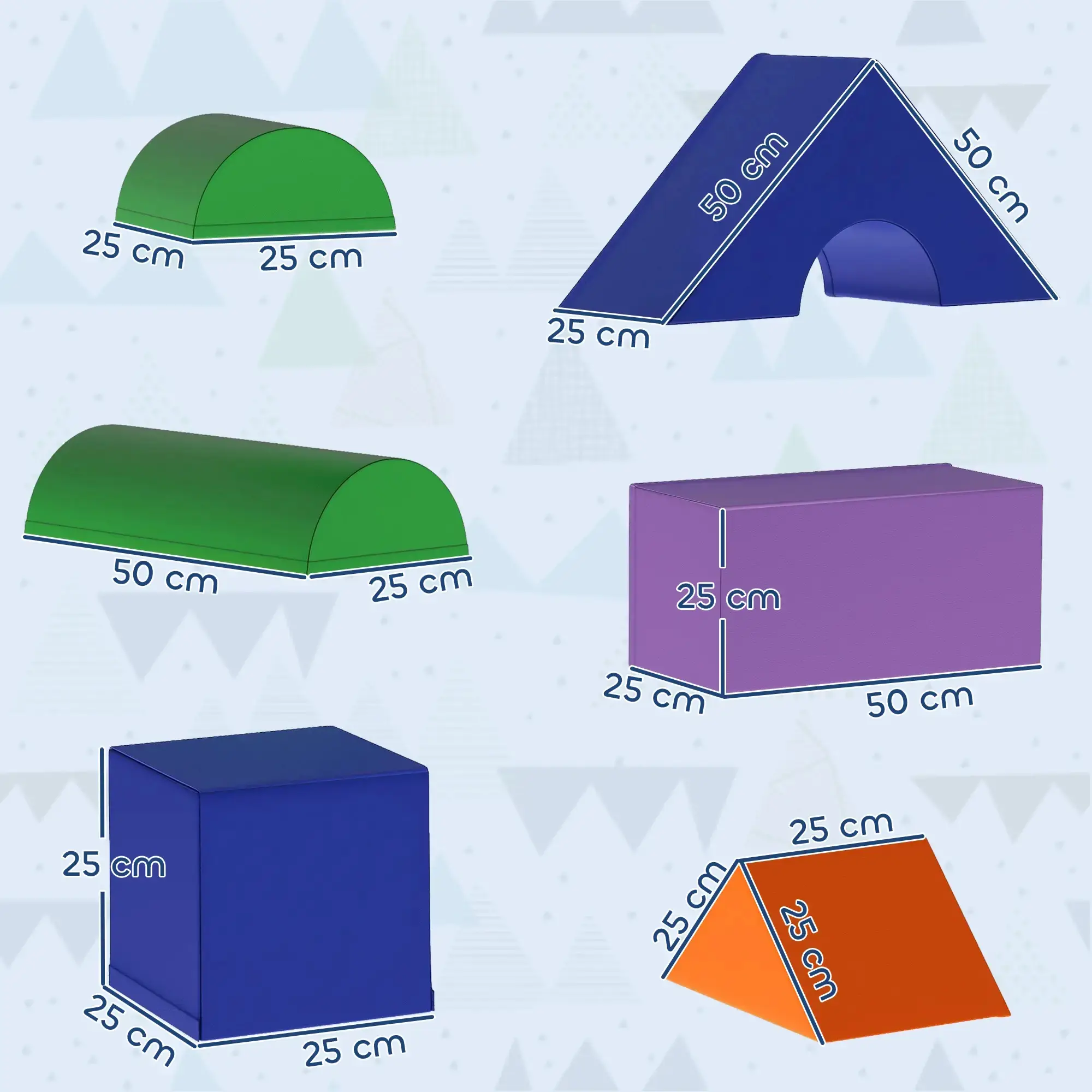 Комплект мягких модулей Homcom 3D0-008 (Multicolor) - 4