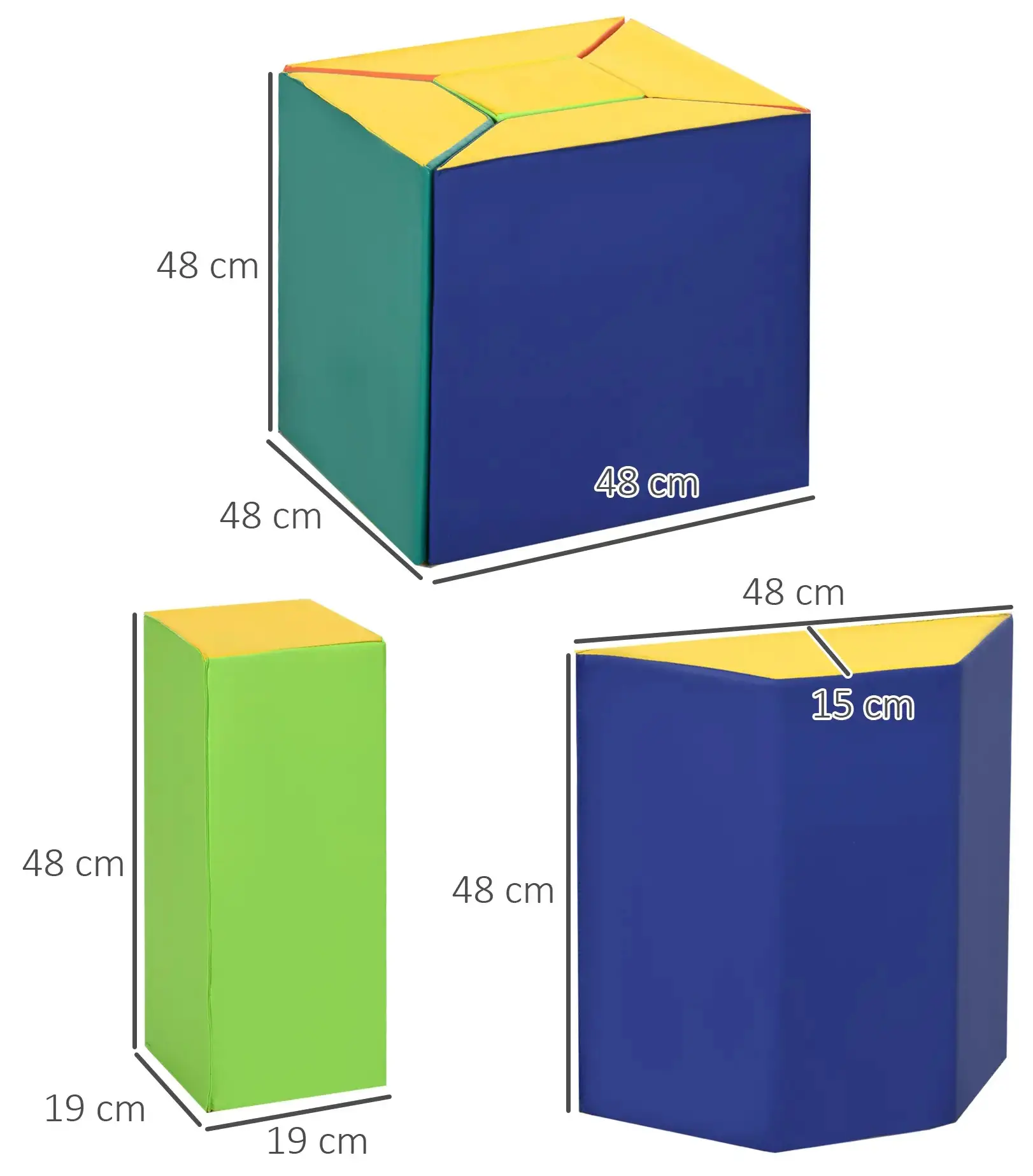 Комплект мягких модулей Homcom 3D0-014V00MX (Multicolor) - 2