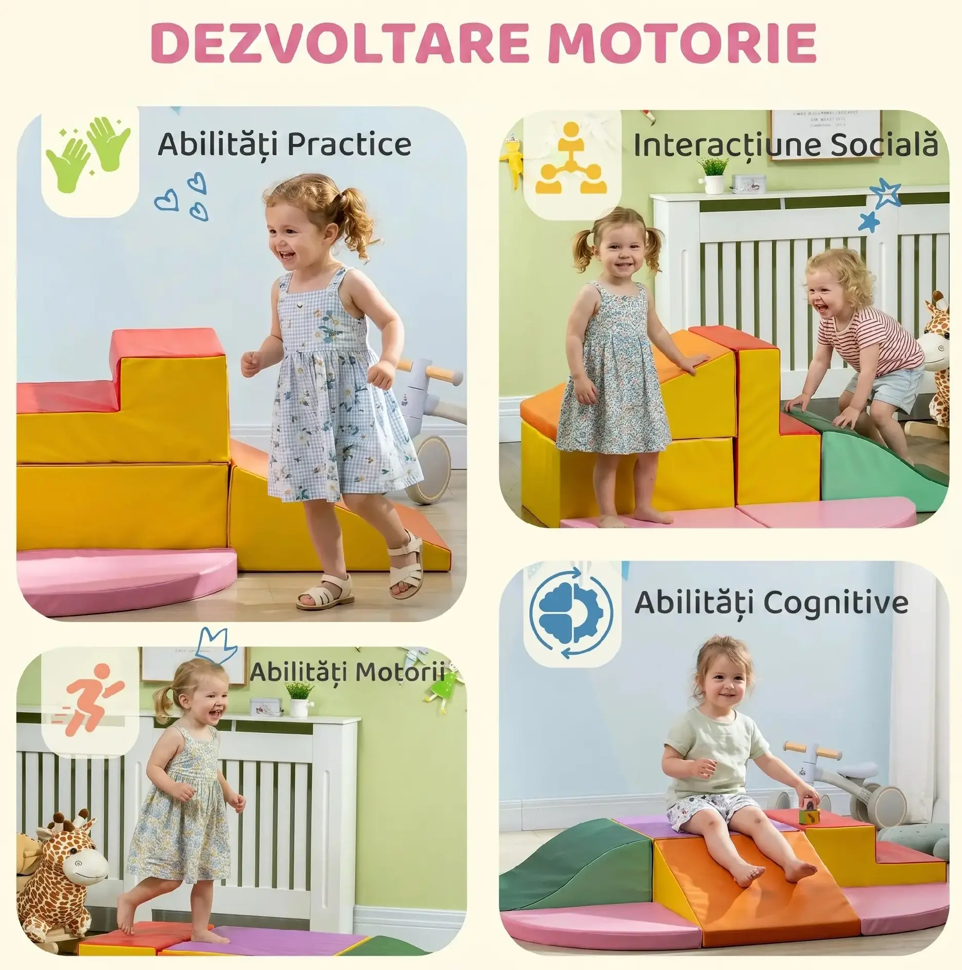 Set module moi Homcom 3D0-016V01MX (Multicolor) - 7