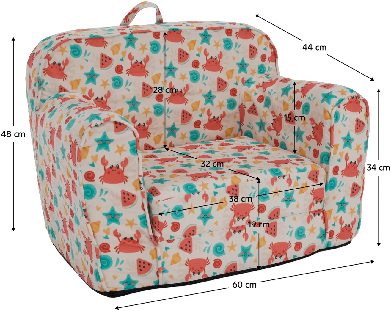 Кресло Tempo Kondela Kidy (Multicolor)