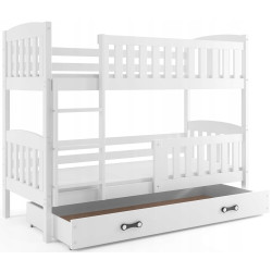 Pat suprapus BMS Group Kubus sertar/saltea 90x190 (White) Thumb