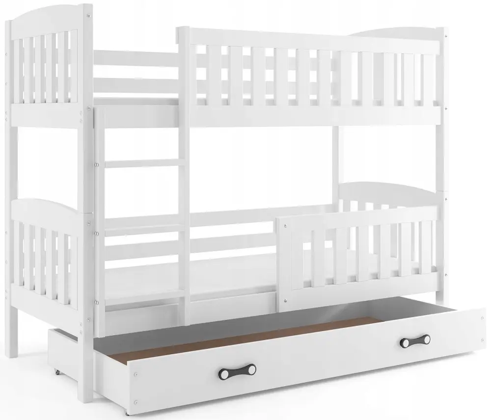Pat suprapus BMS Group Kubus sertar/saltea 90x190 (White) - 2