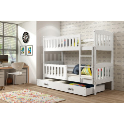 Pat suprapus BMS Group Kubus sertar/saltea 90x190 (White)
