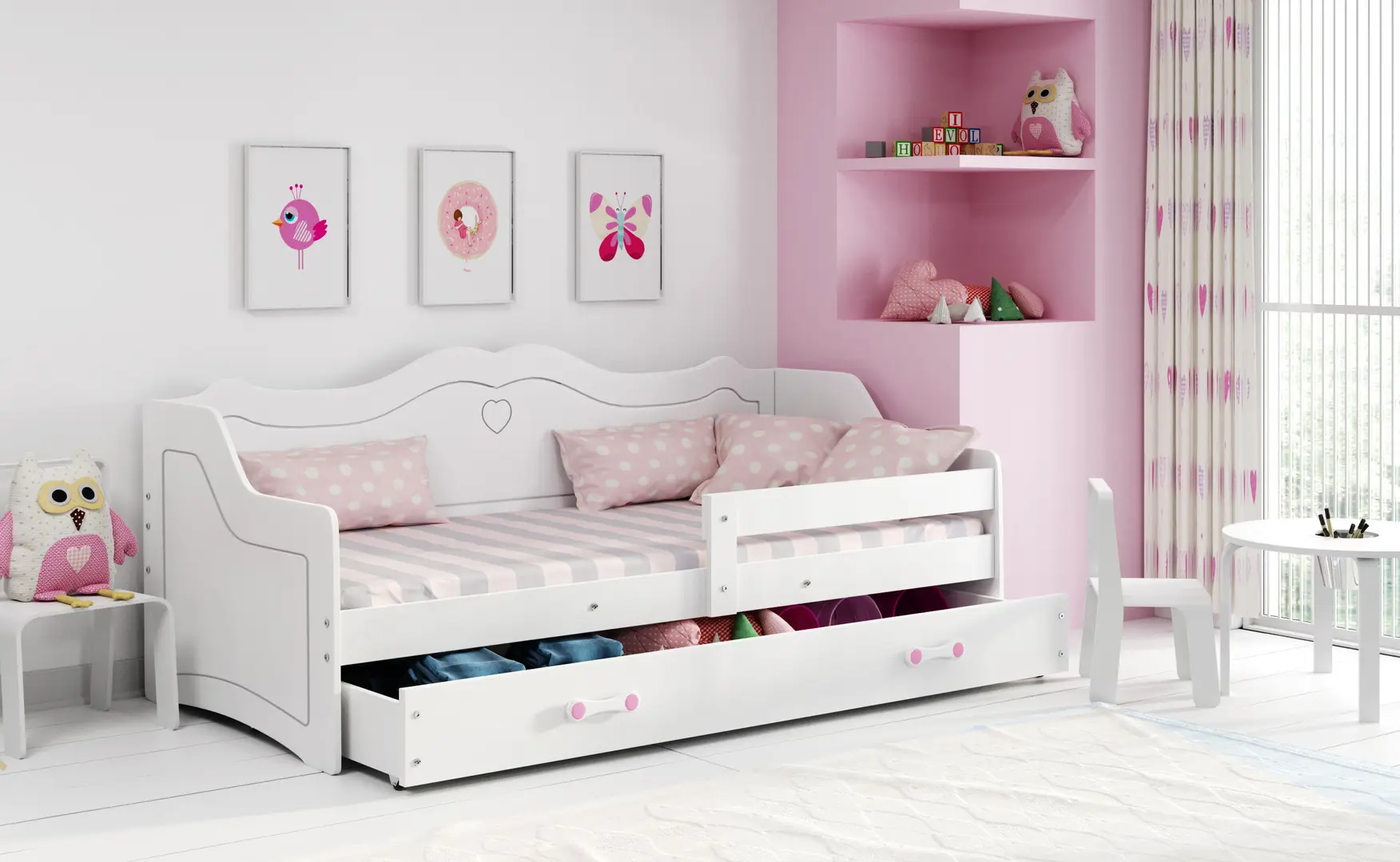 Pat BMS Group Julia sertar/saltea 80x160 (White)