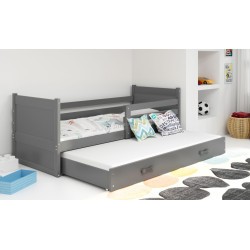 Pat BMS Group Rico cu pat retractabil 90x190 (Graphite)