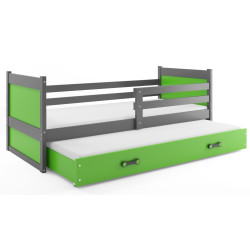 Pat BMS Group Rico cu pat retractabil 90x190 (Graphite/Green) Thumb