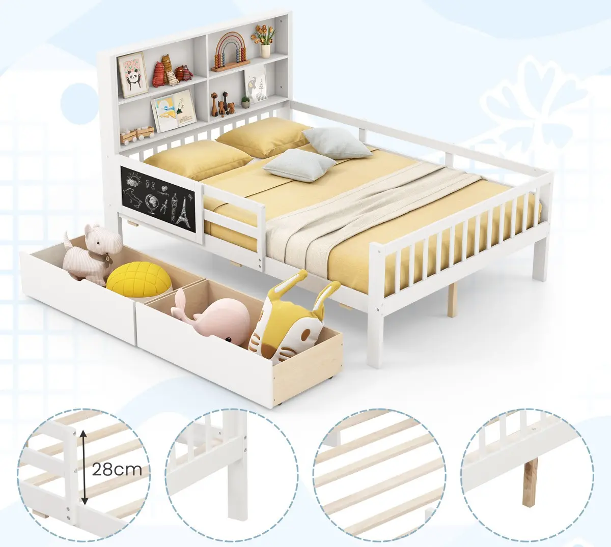 Pat Costway HU10772WHD (White)