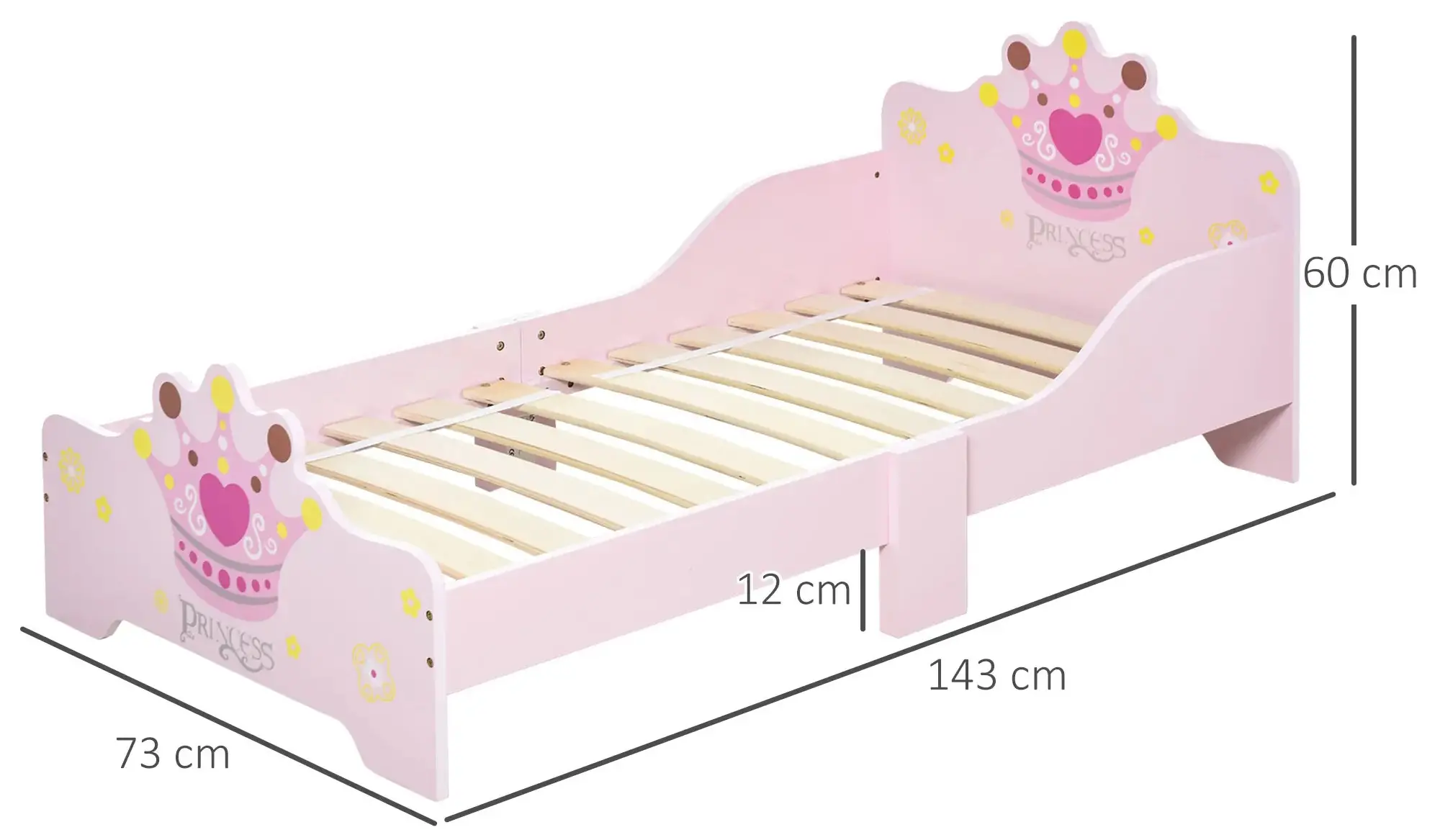 Детская кровать Homcom 311-014 (Pink) - 3