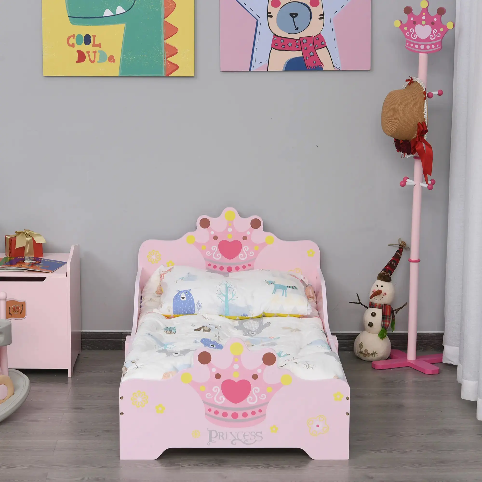 Детская кровать Homcom 311-014 (Pink) - 9