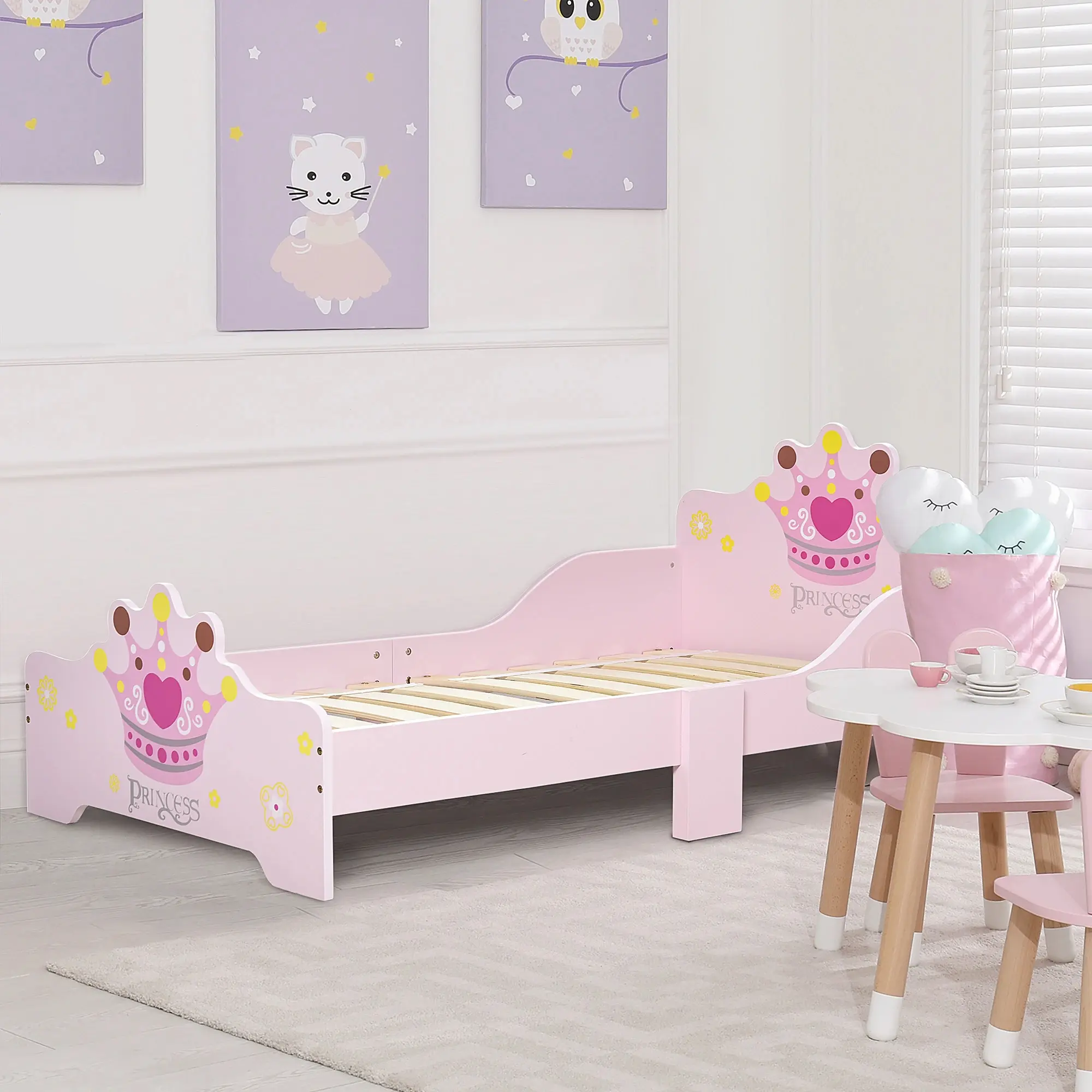 Детская кровать Homcom 311-014 (Pink) - 10