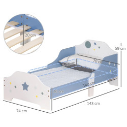 Детская кровать Homcom 311-021 (Blue/White) Thumb