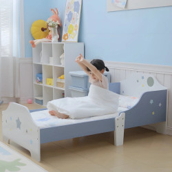 Детская кровать Homcom 311-021 (Blue/White) Thumb