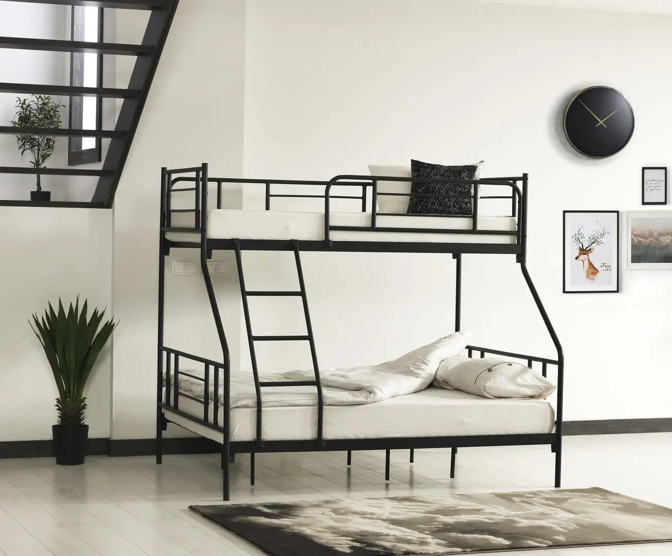 Pat suprapus Magnusplus Nova Triple 90x200/140x200 (Black)