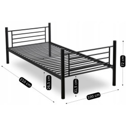 Pat suprapus Mebel Elite Rodez 90x200 (Black) Thumb