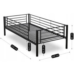 Pat suprapus Mebel Elite Rodez 90x200 (Black) Thumb