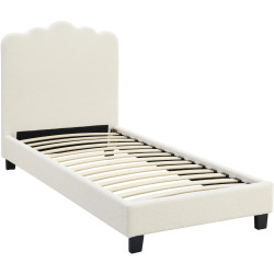 Кровать Mebel Elite Crater 90x200 Boucle (Cream) Thumb