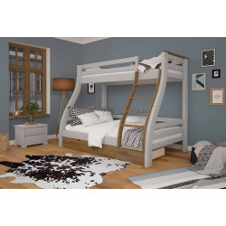 Двухъярусная кровать Mebigrand Alaska 90/140x200