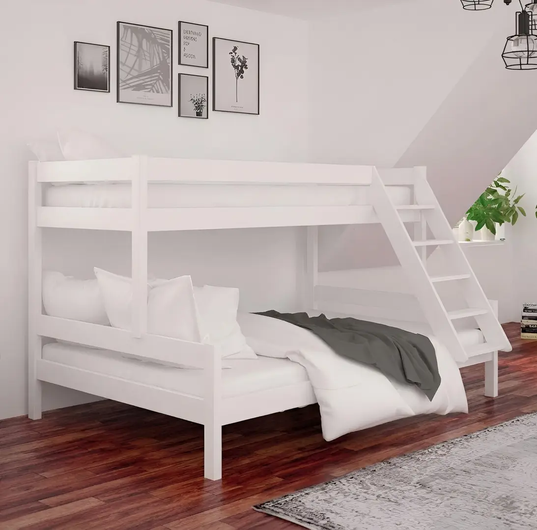 Двухъярусная кровать Mebigrand Atlanta 80/120x200 (White)